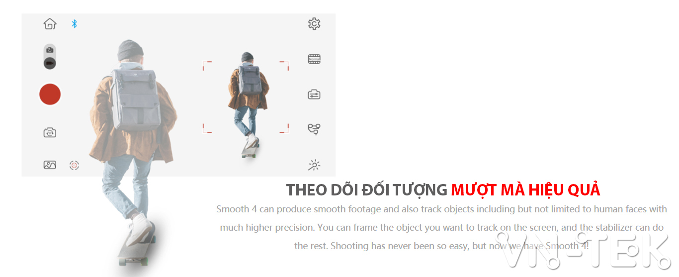 gimbal smooth 4 info 5 - Đánh giá gimbal Zhiyun Smooth 4 cho điện thoại di dộng và GoPro