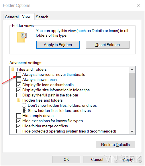 windows explorer 10 4 - Cách sửa lỗi ảnh thumb không hiển thị trên File Explorer Windows 10