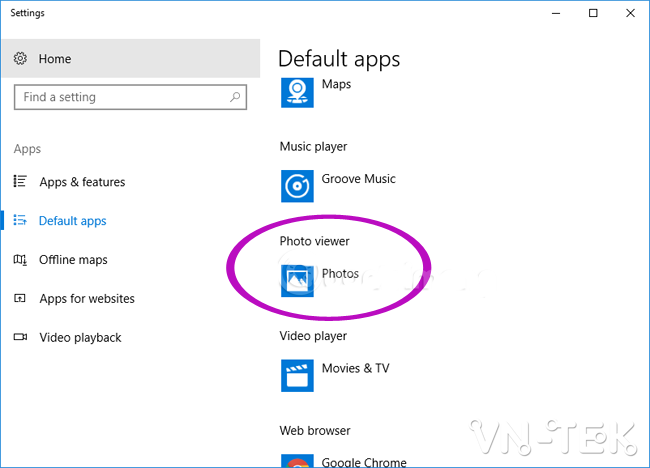 lay lai windows photo Viewer windows 10 5 - Lấy lại Windows Photo Viewer trên Windows 10 giúp xem ảnh nhanh hơn