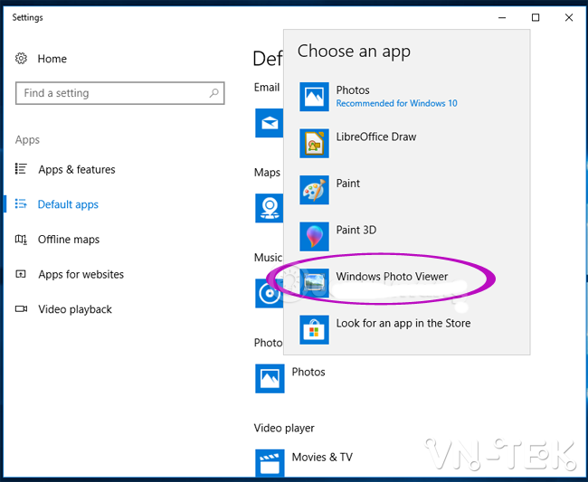 lay lai windows photo Viewer windows 10 6 - Lấy lại Windows Photo Viewer trên Windows 10 giúp xem ảnh nhanh hơn