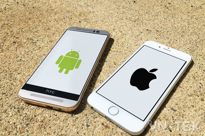 iphone android 1 - Tại sao người dùng thích iPhone hơn smartphone Android?