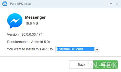 pure apk install 7 - Cài đặt trực tiếp file APK lên điện thoại bằng Pure APK Install