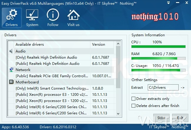 wandriver 6 6 3 - Wandriver 6.6 – Bộ Driver tự động, đầy đủ cho Windows