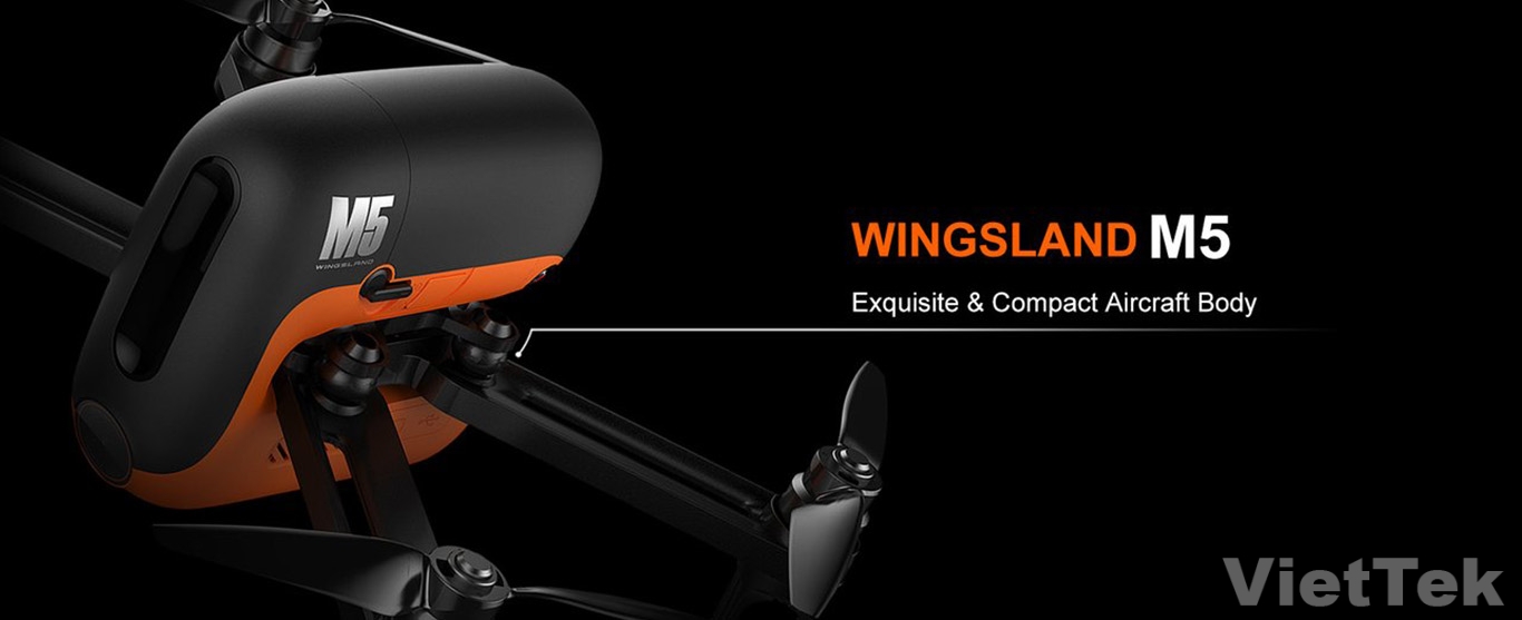 Wingsland drone flycam kingcomdistributor M5 1 - Máy bay điều khiển flycam Wingsland M5