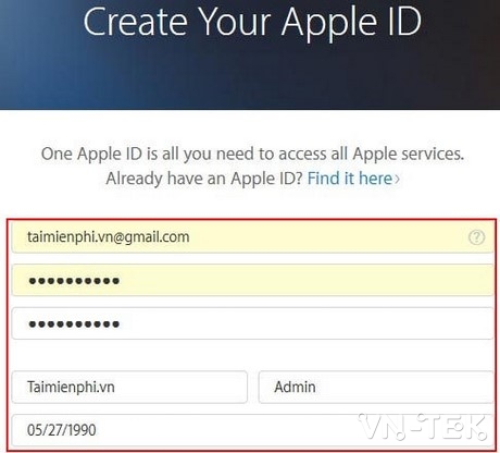 tao id apple tren may tinh 1 - Hướng dẫn tạo ID Apple trên máy tính hoàn toàn miễn phí