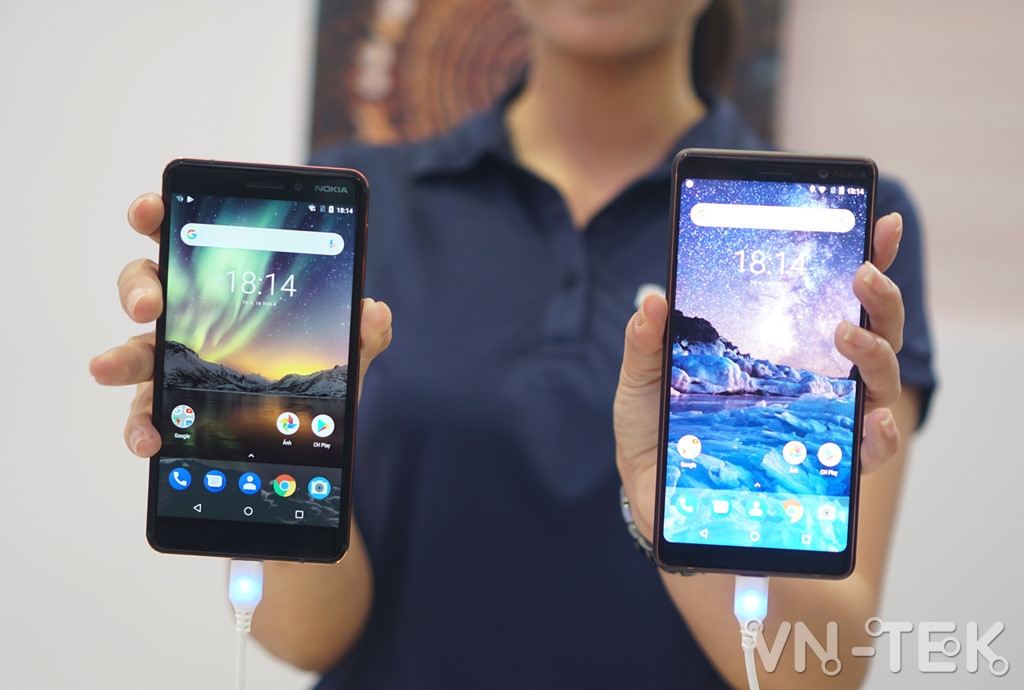 nokia 6 7 plus 11 - Smartphone tầm trung Nokia 6, 7 Plus về Việt Nam, giá 6 và 9 triệu đồng