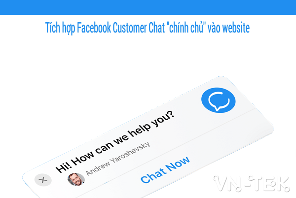 tich hop facebook chat cho website khong can dung plugin 1 - Tích hợp Facebook Chat cho website không cần dùng plugin
