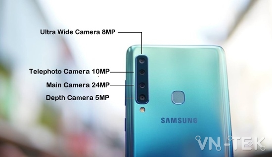 samsung galaxy a9 18 - Samsung Galaxy A9 2018 với 5 camera đầu tiên ra mắt