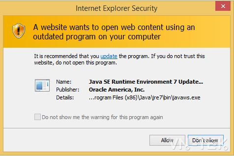 ie loi - Sửa lỗi Internet Explorer blocked this website from installing an ActiveX Control