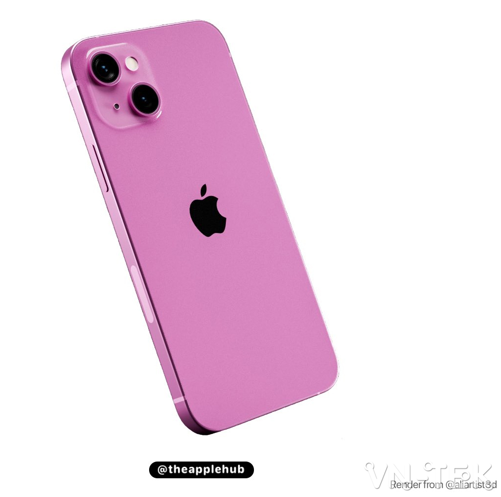Mẫu iPhone 13 màu hồng