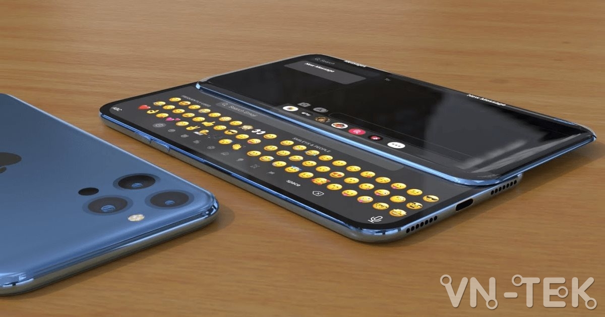 iphone 14 - iPhone 14 rò rỉ concept render mới nhất đi kèm màn hình trượt